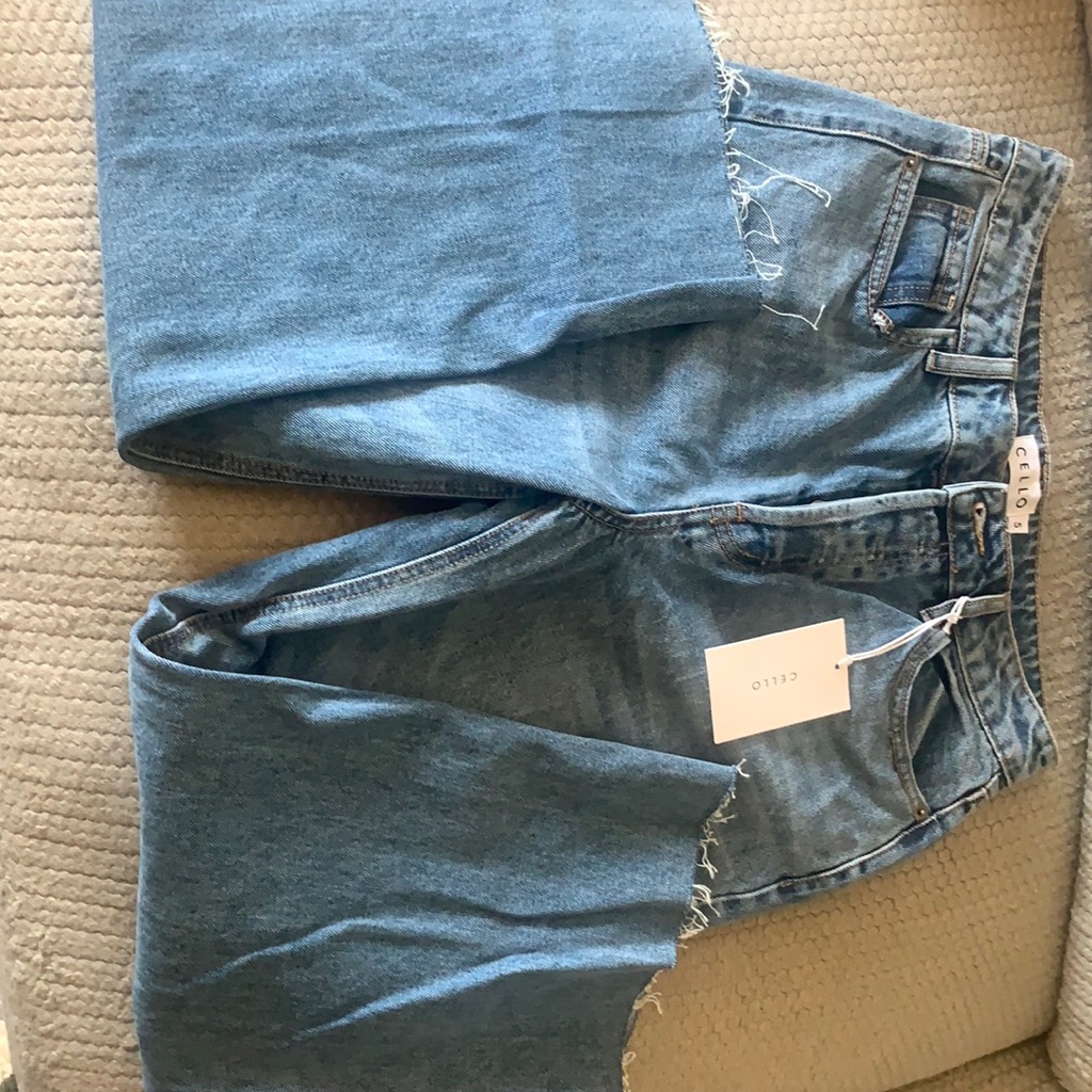 Brand New Denim Wide Leg Jeans Size5